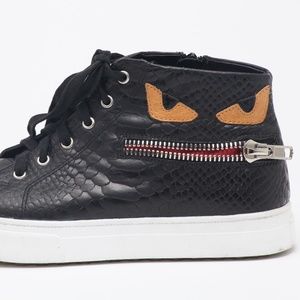 Jeffrey Campbell - Lace Up High Top Sneakers - 8